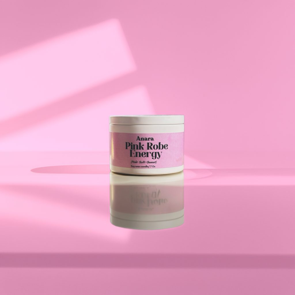 Pink Robe Energy Candle