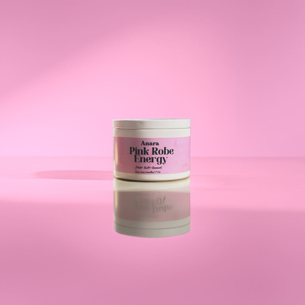 Pink Robe Energy Candle