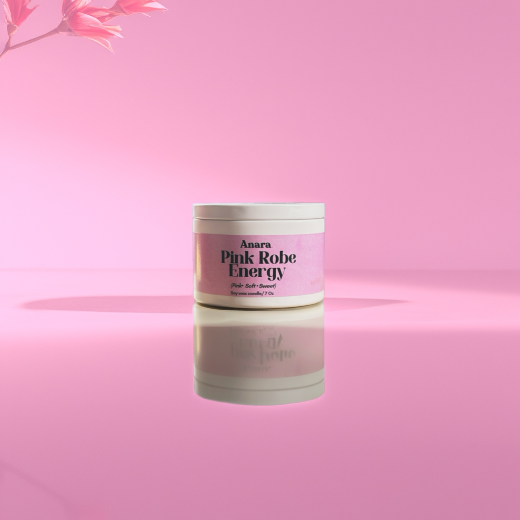 Pink Robe Energy Candle